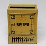 BB14 - kleiner Briefkasten Jugendstil, Metall