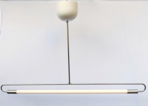 D4 - SOLD - Neonleuchte, einflammig, 30er - 50er Jahre, Bauhaus