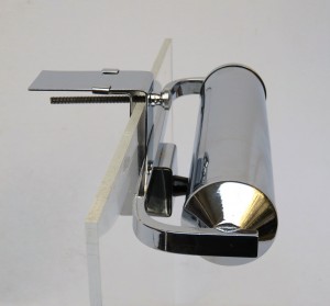 KM10 - Klemmlampe, verchromt, Art Deco