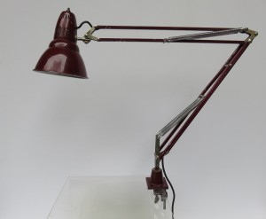 KM14 - ON HOLD - Klemmleuchte / Architektenleuchte, 30er Jahre, bez. HALA D.R.P.