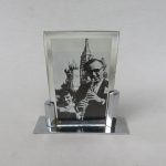BR26 - Bilderrahmen Art Deco, verchromt