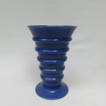 BV11 - Vase, Frankreich, Opalinglas blau, Art Deco