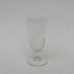 1 Wasserglas, ca. 1900, Olivschliff