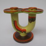 W7 - Kerzenständer, Carstens Georgenthal, Keramik, Art Deco