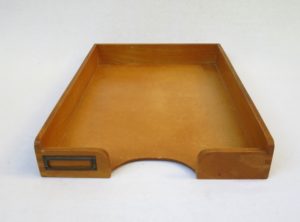 BS30 - Ablagekasten für DIN A4, 1fach, Holz, 30er Jahre