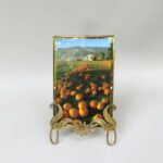 BR93 - SOLD - Bilderrahmen "Blüte", Jugendstil, Messing, Deutschland