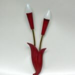 Leuchte mit offener Blüte