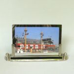 BR110 - Bilderrahmen, Art Deco, Frankreich, Messing verchromt