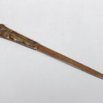 BS112 - Brieföffner, Jugendstil, Deutschland, im Stil der Mathildenhöhe, Darmstadt, Bronze