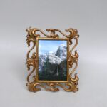 BR137 - floraler Bilderrahmen, Jugendstil, Messing, Handarbeit, Deutschland