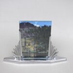 BR142 - Bilderrahmen, Art Deco, Frankreich, verchromt